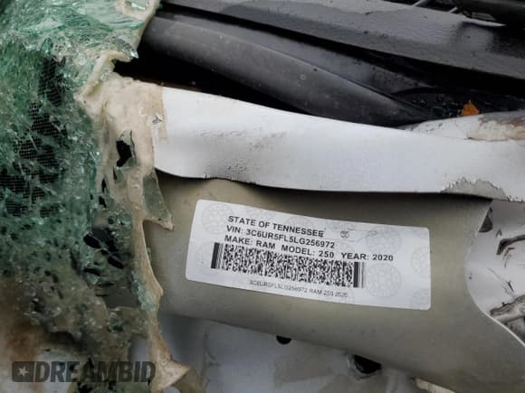 ✅ 2020 Ram 2500 Laramie • VIN: 3C6UR5FL5LG256972 • Lot: 92929125. Wystawiony na Copart z przebiegiem Nie podano. Bezpłatny archiwum sprzedaży aukcyjnych z USA i szczegółowy raport historii pojazdu na DreamBid. Zdjęcie 12.
