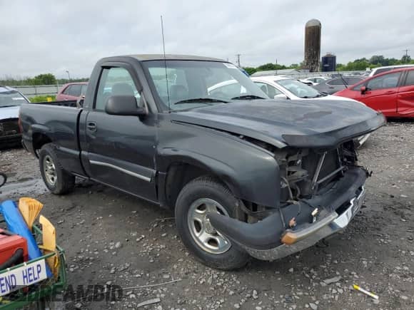 2004 Chevrolet Silverado 1500 LS z VIN 1GCEC14V84Z177549, wystawiony jako Copart lot #55821375 z przebiegiem Nie podano mil oraz Szkoda całkowita • Salvage title. Historia ofert i sprzedaży dostępna na DreamBid. Obrazek 4.
