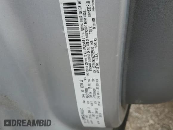 ✅ 2008 Dodge 1500 SLT • VIN: 1D7HU18248S586601 • Лот: 71873704. Опубликован ранее на Copart с пробегом 228 771 миль. Бесплатный доступ к архиву аукционных продаж из США и подробный отчёт об истории автомобиля на DreamBid. Изображение 12.