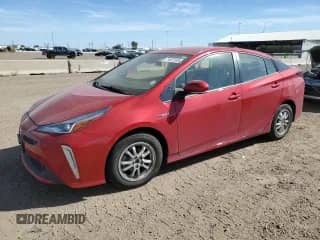 2022 Toyota Prius LE with VIN JTDL9MFU7N3034821, listed as a Copart auction lot 71857935 with 15,024 mi miles and Salvage title. Bid and sale history available at DreamBid. Image 1.