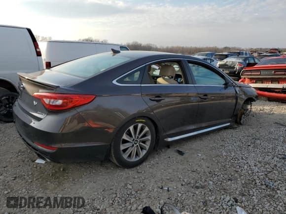 ✅ 2017 Hyundai Sonata Sport • VIN: 5NPE34AF4HH451292 • Лот: 40229593. Опубликован ранее на Copart с пробегом 152 859 миль. Бесплатный доступ к архиву аукционных продаж из США и подробный отчёт об истории автомобиля на DreamBid. Изображение 3.