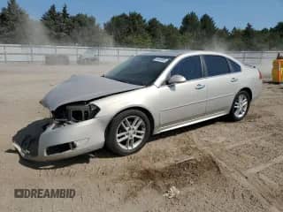 2012 Chevrolet Impala LTZ z VIN 2G1WC5E39C1156363, wystawiony jako Copart lot #80534985 z przebiegiem 130 845 mil mil oraz Szkoda całkowita • Salvage title. Historia ofert i sprzedaży dostępna na DreamBid. Obrazek 1.