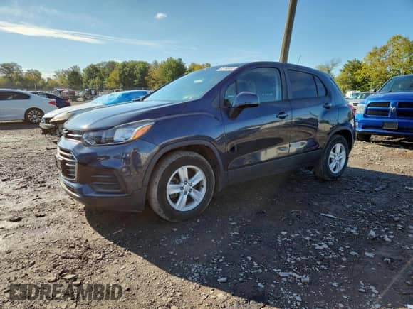 2019 Chevrolet Trax LS с VIN 3GNCJKSB9KL259328, выставлен на аукционе Copart как лот 81790485 с пробегом 45 318 миль миль и Списание • Salvage title. История ставок и продаж доступна на DreamBid. Изображение 1.