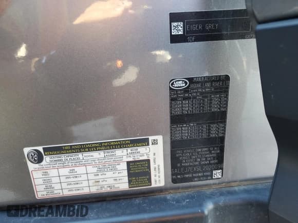 ✅ 2020 Land Rover Defender S • VIN: SALEJ7EX5L2020098 • Lot: 47258885. Wystawiony na Copart z przebiegiem 133 895 mil. Bezpłatny archiwum sprzedaży aukcyjnych z USA i szczegółowy raport historii pojazdu na DreamBid. Zdjęcie 13.