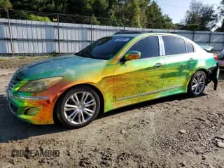 ✅ 2012 Hyundai Genesis 4.6L • VIN: KMHGC4DF8CU179957 • Lot: 80396695. Listed on Copart with 180,675 mi. Free auction sales archive from the USA and detailed vehicle history report at DreamBid. Image 1.