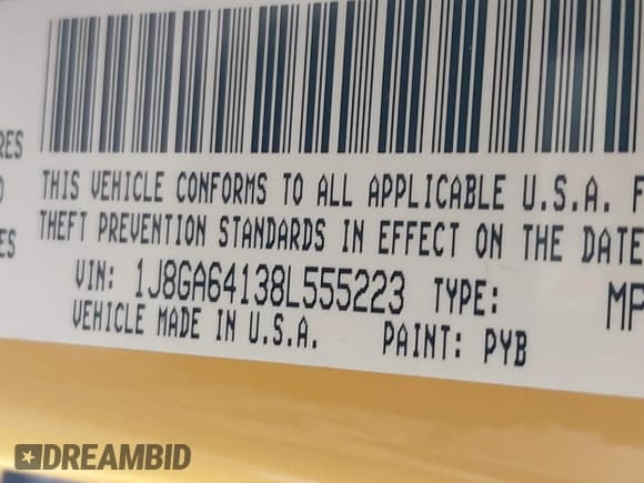 ✅ 2008 Jeep Wrangler Rubicon • VIN: 1J8GA64138L555223 • Лот: 42560553. Опубликован ранее на IAAI с пробегом 105 049 миль. Бесплатный доступ к архиву аукционных продаж из США и подробный отчёт об истории автомобиля на DreamBid. Изображение 9.
