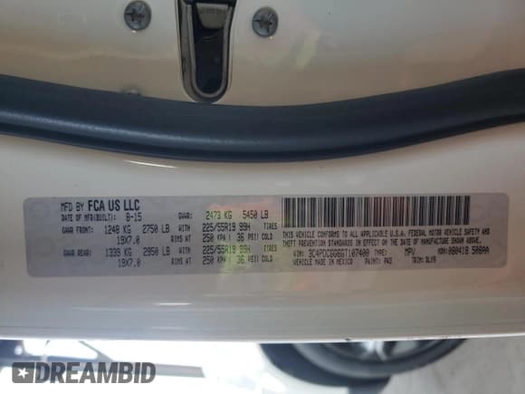 ✅ 2016 Dodge Journey Crossroad Plus • VIN: 3C4PDCGG6GT107400 • Lot: 90555045. Wystawiony na Copart z przebiegiem 138 276 mil. Bezpłatny archiwum sprzedaży aukcyjnych z USA i szczegółowy raport historii pojazdu na DreamBid. Zdjęcie 13.