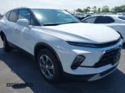 ✅ 2023 Chevrolet Blazer LT • VIN: 3GNKBCR47PS157805 • Lot: 43071504. Listed on IAAI with 22,207 mi. Free auction sales archive from the USA and detailed vehicle history report at DreamBid. Image 1.