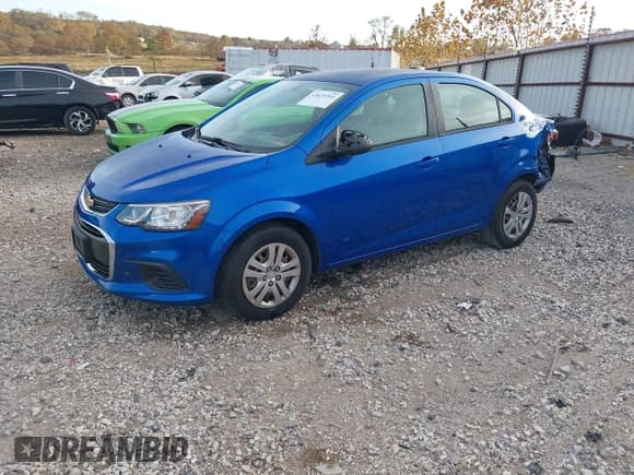 ✅ 2017 Chevrolet Sonic LS • VIN: 1G1JB5SH5H4151055 • Lot: 43635264. Listed on IAAI with 91,397 mi. Free auction sales archive from the USA and detailed vehicle history report at DreamBid. Image 2.