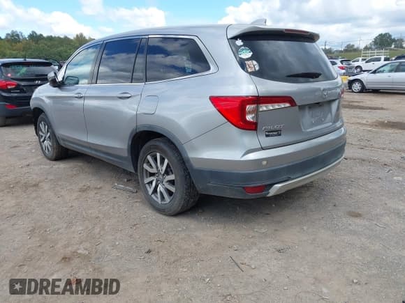 ✅ 2019 Honda Pilot EX-L • VIN: 5FNYF5H57KB031636 • Lot: 43281103. Listed on IAAI with 89,628 mi. Free auction sales archive from the USA and detailed vehicle history report at DreamBid. Image 3.