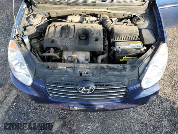 2009 Hyundai Accent Auto GLS z VIN KMHCN46C59U315496, wystawiony jako Copart lot #77889134 z przebiegiem 200 680 mil mil oraz Nie do naprawy • Non repairable. Historia ofert i sprzedaży dostępna na DreamBid. Obrazek 12.