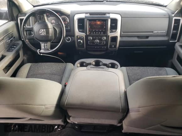 2019 Ram 1500 Big Horn with VIN 1C6RR6TT5KS722214, listed as a Copart auction lot 68474355 with 107,872 mi miles and Salvage title. Bid and sale history available at DreamBid. Image 8.