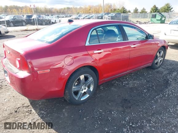 ✅ 2012 Chevrolet Malibu 1LT • VIN: 1G1ZC5E09CF244759 • Lot: 43500636. Listed on IAAI with 61,936 mi. Free auction sales archive from the USA and detailed vehicle history report at DreamBid. Image 4.