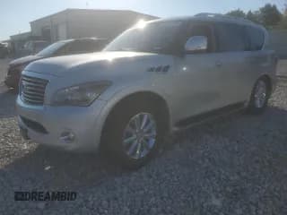 ✅ 2013 Infiniti QX56 • VIN: JN8AZ2NE7D9042357 • Lot: 82213035. Listed on Copart with 157,061 mi. Free auction sales archive from the USA and detailed vehicle history report at DreamBid. Image 1.