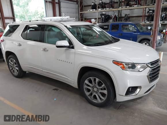 2018 Chevrolet Traverse Premier с VIN 1GNERKKW0JJ101552, выставлен на аукционе IAAI как лот 42609036 с пробегом 130 667 миль миль и . История ставок и продаж доступна на DreamBid. Изображение 1.