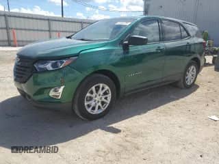 2019 Chevrolet Equinox LS with VIN 2GNAXHEV8K6220569, listed as a Copart auction lot 81852295 with 75,055 mi miles and Salvage title. Bid and sale history available at DreamBid. Image 1.