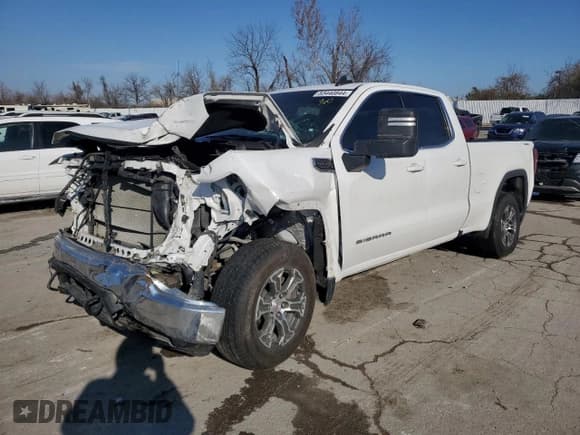 ✅ 2021 GMC Sierra 1500 SLE • VIN: 1GTV9BED5MZ315834 • Лот: 83440844. Опубликован ранее на Copart с пробегом 64 364 миль. Бесплатный доступ к архиву аукционных продаж из США и подробный отчёт об истории автомобиля на DreamBid. Изображение 1.