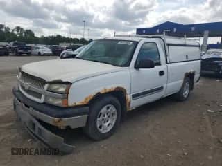 2005 Chevrolet Silverado 1500 Work Truck z VIN 1GCEC14X75Z280366, wystawiony jako Copart lot #65042605 z przebiegiem Nie podano mil oraz Nie do naprawy • Non repairable. Historia ofert i sprzedaży dostępna na DreamBid. Obrazek 1.