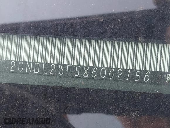 ✅ 2008 Chevrolet Equinox LS • VIN: 2CNDL23F586062156 • Лот: 42409906. Опубликован ранее на IAAI с пробегом 212 155 миль. Бесплатный доступ к архиву аукционных продаж из США и подробный отчёт об истории автомобиля на DreamBid. Изображение 9.