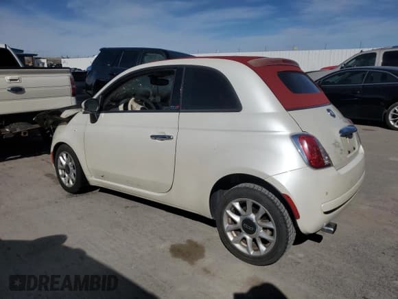 ✅ 2017 FIAT 500 Pop • VIN: 3C3CFFLR0HT569717 • Lot: 48747065. Listed on Copart with Not provided. Free auction sales archive from the USA and detailed vehicle history report at DreamBid. Image 2.