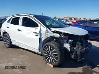 ✅ 2024 Volkswagen ID.4 S • VIN: 1V25MPE83RC004121 • Lot: 43507576. Wystawiony na IAAI z przebiegiem 10 488 mil. Bezpłatny archiwum sprzedaży aukcyjnych z USA i szczegółowy raport historii pojazdu na DreamBid. Zdjęcie 1.