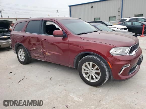 ✅ 2021 Dodge Durango SXT Plus • VIN: 1C4RDHAG8MC540769 • Lot: 52543925. Listed on Copart with 63,443 mi. Free auction sales archive from the USA and detailed vehicle history report at DreamBid. Image 4.
