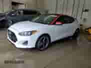 2020 Hyundai Veloster Turbo Ultimate with VIN KMHTH6AB9LU029420, listed as a Copart auction lot 58548465 with 45,763 mi miles and Salvage title. Bid and sale history available at DreamBid. Image 1.