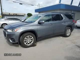 2019 Chevrolet Traverse LT z VIN 1GNERHKW2KJ192618, wystawiony jako Copart lot #71821355 z przebiegiem 88 179 mil mil oraz Szkoda całkowita • Salvage title. Historia ofert i sprzedaży dostępna na DreamBid. Obrazek 1.