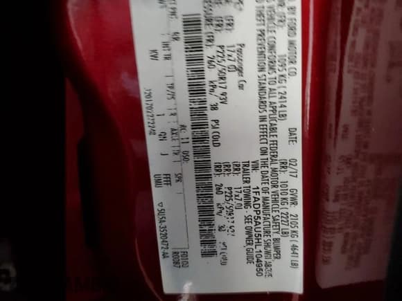 ✅ 2017 Ford C-Max SE • VIN: 1FADP5AU5HL104950 • Лот: 82293525. Опубликован ранее на Copart с пробегом 111 382 миль. Бесплатный доступ к архиву аукционных продаж из США и подробный отчёт об истории автомобиля на DreamBid. Изображение 13.