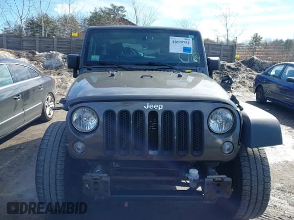 ✅ 2017 Jeep Wrangler Sport • VIN: 1C4AJWAG4HL722176 • Lot: 41699752. Listed on IAAI with 72,491 mi. Free auction sales archive from the USA and detailed vehicle history report at DreamBid. Image 13.