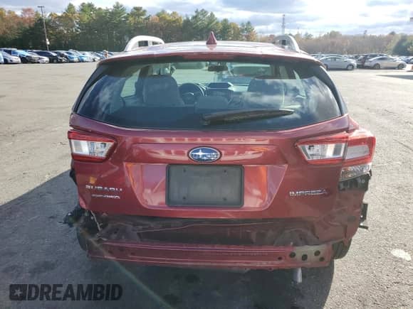 2019 Subaru Impreza Premium z VIN 4S3GTAC61K3759379, wystawiony jako Copart lot #90260465 z przebiegiem 36 792 mil mil oraz Szkoda całkowita • Salvage title. Historia ofert i sprzedaży dostępna na DreamBid. Obrazek 6.