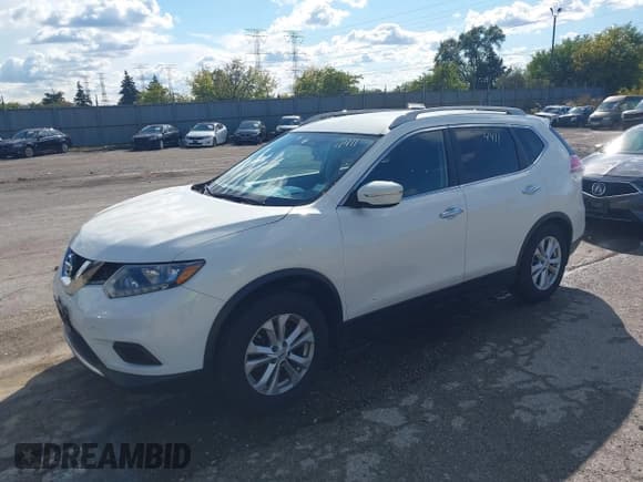 ✅ 2014 Nissan Rogue SV • VIN: 5N1AT2MV3EC825769 • Lot: 43404411. Listed on IAAI with 166,338 mi. Free auction sales archive from the USA and detailed vehicle history report at DreamBid. Image 2.