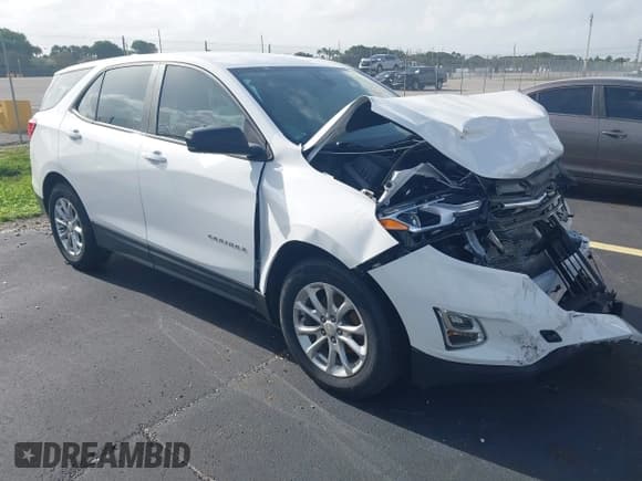 ✅ 2020 Chevrolet Equinox LS • VIN: 2GNAXHEVXL6123214 • Лот: 42833840. Опубликован ранее на IAAI с пробегом 51 020 миль. Бесплатный доступ к архиву аукционных продаж из США и подробный отчёт об истории автомобиля на DreamBid. Изображение 1.