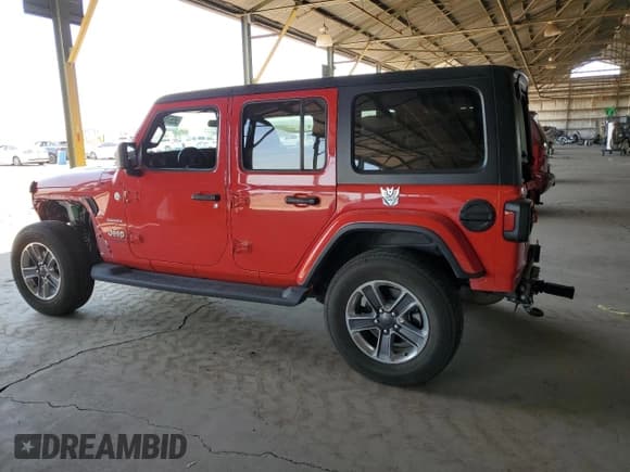 ✅ 2020 Jeep Wrangler Unlimited Sahara Altitude • VIN: 1C4HJXEN8LW268874 • Lot: 58557845. Wystawiony na Copart z przebiegiem 77 708 mil. Bezpłatny archiwum sprzedaży aukcyjnych z USA i szczegółowy raport historii pojazdu na DreamBid. Zdjęcie 2.