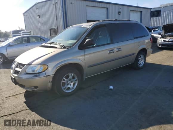 2002 Dodge Caravan EX z VIN 2B8GP74L72R693158, wystawiony jako Copart lot #46673595 z przebiegiem 181 451 mil mil oraz Szkoda całkowita • Salvage title. Historia ofert i sprzedaży dostępna na DreamBid. Obrazek 1.