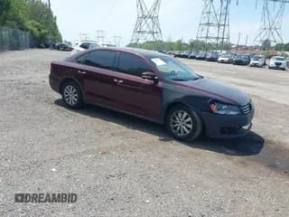 ✅ 2013 Volkswagen Passat Wolfsburg Edition • VIN: 1VWAP7A33DC085208 • Lot: 42244409. Listed on IAAI with 164,483 mi. Free auction sales archive from the USA and detailed vehicle history report at DreamBid. Image 1.