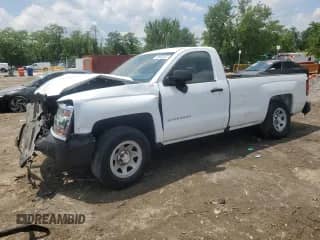 2016 Chevrolet Silverado 1500 Work Truck with VIN 1GCNCNEH6GZ397969, listed as a Copart auction lot 58980425 with 200,498 mi miles and Salvage title. Bid and sale history available at DreamBid. Image 1.