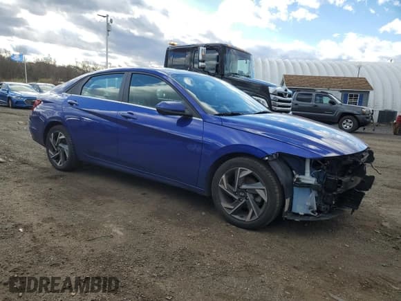 ✅ 2024 Hyundai Elantra Limited • VIN: KMHLP4DG8RU703290 • Lot: 91422035. Listed on Copart with 56,949 mi. Free auction sales archive from the USA and detailed vehicle history report at DreamBid. Image 4.