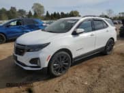 ✅ 2022 Chevrolet Equinox RS • VIN: 3GNAXWEV2NS245817 • Lot: 87185705. Listed on Copart with 36,791 mi. Free auction sales archive from the USA and detailed vehicle history report at DreamBid. Image 1.