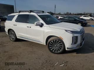✅ 2025 Hyundai Palisade Calligraphy • VIN: KM8R7DGEXSU814725 • Лот: 84865814. Опубликован ранее на Copart с пробегом 6 839 миль. Бесплатный доступ к архиву аукционных продаж из США и подробный отчёт об истории автомобиля на DreamBid. Изображение 4.