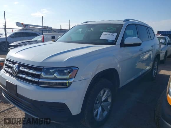 ✅ 2019 Volkswagen Atlas S • VIN: 1V2AP2CA7KC594862 • Лот: 43016781. Опубликован ранее на IAAI с пробегом 34 130 миль. Бесплатный доступ к архиву аукционных продаж из США и подробный отчёт об истории автомобиля на DreamBid. Изображение 2.
