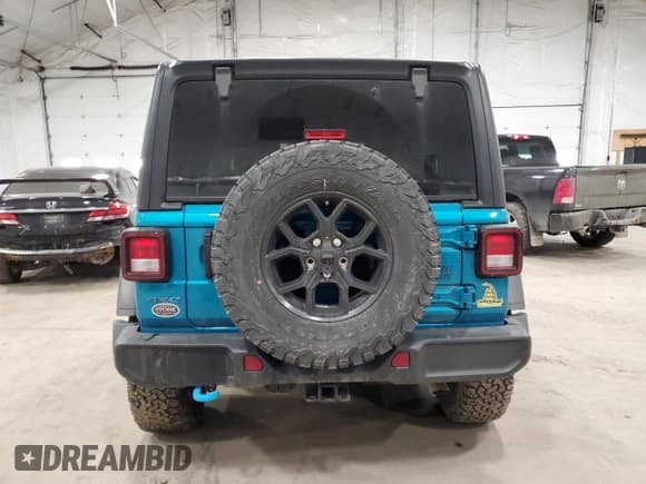 ✅ 2024 Jeep Wrangler Willys • VIN: 1C4RJXN68RW229059 • Лот: 51990665. Опубликован ранее на Copart с пробегом Не указан. Бесплатный доступ к архиву аукционных продаж из США и подробный отчёт об истории автомобиля на DreamBid. Изображение 6.