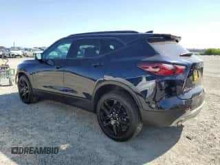 2020 Chevrolet Blazer LT with VIN 3GNKBHRS2LS673169, listed as a Copart auction lot 69064014 with 80,177 mi miles and Salvage title. Bid and sale history available at DreamBid. Image 2.