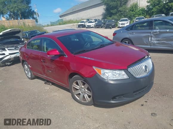 ✅ 2012 Buick LaCrosse Premium 1 • VIN: 1G4GD5E39CF350680 • Lot: 43042449. Wystawiony na IAAI z przebiegiem 163 985 mil. Bezpłatny archiwum sprzedaży aukcyjnych z USA i szczegółowy raport historii pojazdu na DreamBid. Zdjęcie 1.