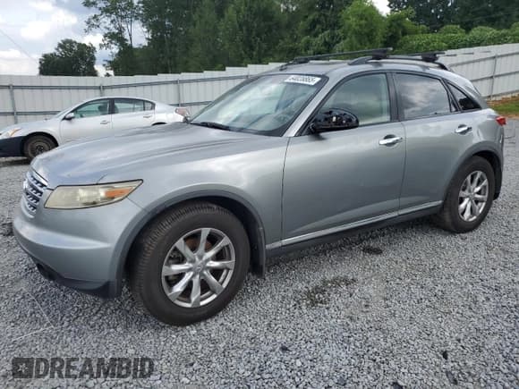 ✅ 2008 Infiniti FX • VIN: JNRAS08U18X101458 • Lot: 66104155. Listed on Copart with Not provided. Free auction sales archive from the USA and detailed vehicle history report at DreamBid. Image 1.