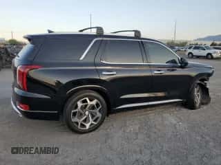 2021 Hyundai Palisade Calligraphy с VIN KM8R74HE3MU318084, выставлен на аукционе Copart как лот 64080954 с пробегом 33 283 миль миль и Списание • Salvage title. История ставок и продаж доступна на DreamBid. Изображение 3.