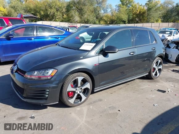 ✅ 2017 Volkswagen Golf GTI S • VIN: 3VW447AU8HM063398 • Лот: 43501046. Опубликован ранее на IAAI с пробегом 46 094 миль. Бесплатный доступ к архиву аукционных продаж из США и подробный отчёт об истории автомобиля на DreamBid. Изображение 2.