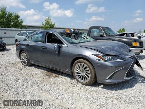 ✅ 2022 Lexus ES 300h Luxury • VIN: 58AEA1C1XNU016417 • Lot: 59339525. Listed on Copart with Not provided. Free auction sales archive from the USA and detailed vehicle history report at DreamBid. Image 4.