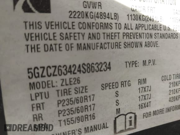 ✅ 2004 Saturn VUE V6 • VIN: 5GZCZ63424S863234 • Lot: 41815706. Wystawiony na IAAI z przebiegiem 145 241 mil. Bezpłatny archiwum sprzedaży aukcyjnych z USA i szczegółowy raport historii pojazdu na DreamBid. Zdjęcie 9.