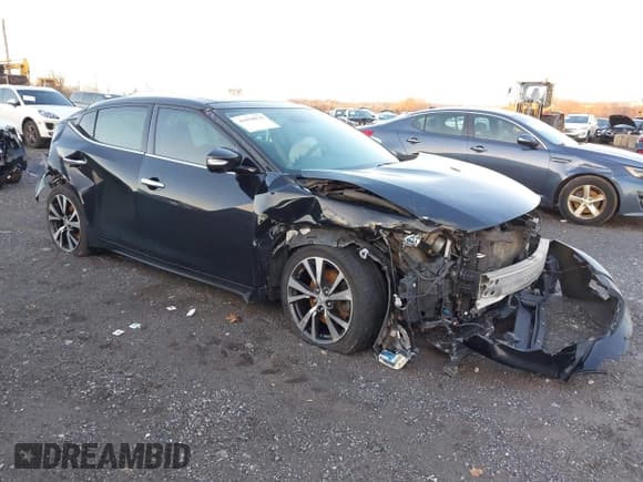 ✅ 2016 Nissan Maxima SV • VIN: 1N4AA6AP1GC385664 • Lot: 41058839. Wystawiony na IAAI z przebiegiem 209 426 mil. Bezpłatny archiwum sprzedaży aukcyjnych z USA i szczegółowy raport historii pojazdu na DreamBid. Zdjęcie 1.